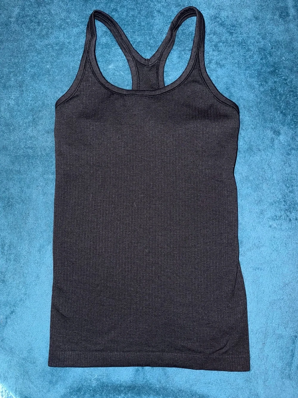 Lululemon Athletica Black Ebb To Street II   Racerback Tank Women’s Size 4